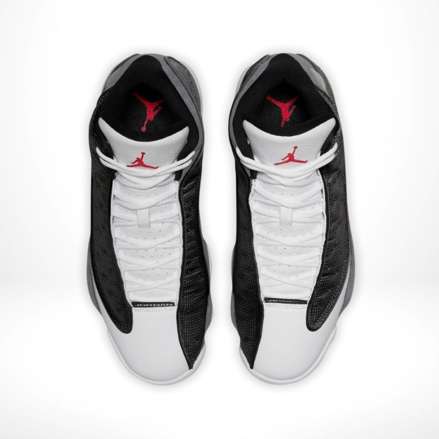 Top-down view of the Air Jordan 13
