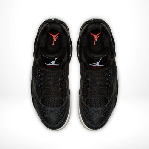Top-down view of the Air Jordan 4