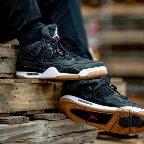 On-foot of the Air Jordan 4
