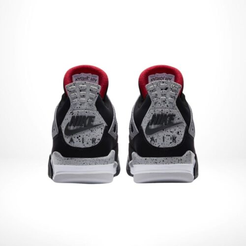 Rear view of the Air Jordan 4