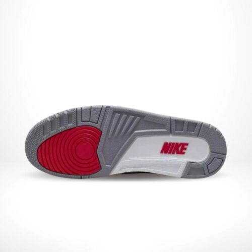 Bottom view of the Air Jordan 4