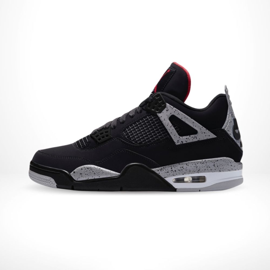 Medial side view of the Air Jordan 4