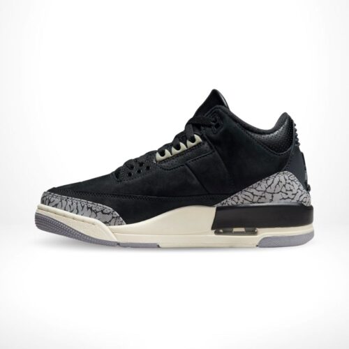 Medial side view of the Air Jordan 3