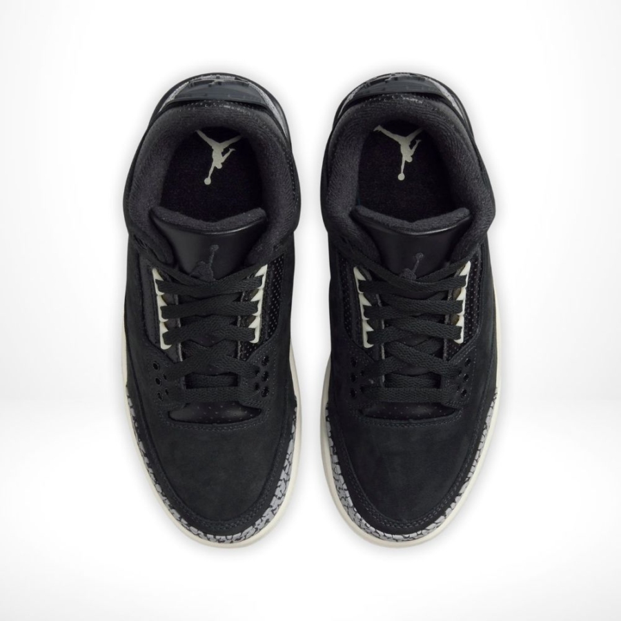 Top-down view of the Air Jordan 3