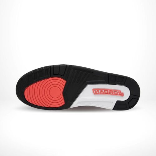 Bottom view of the Air Jordan 3