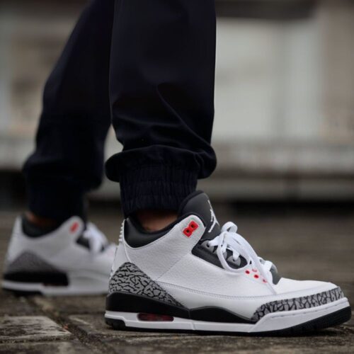 On-foot of the Air Jordan 3