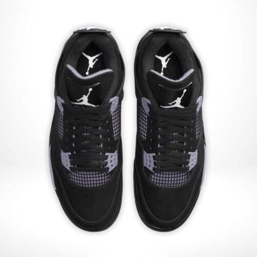 Top-down view of the Air Jordan 4