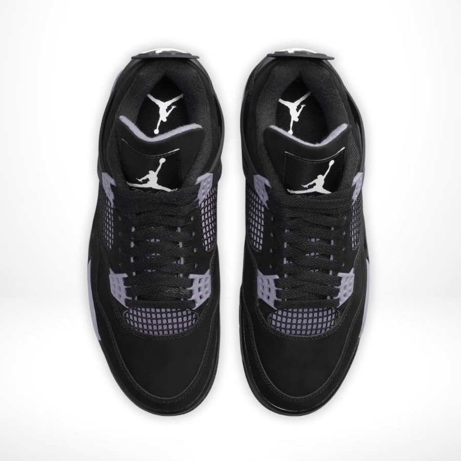 Top-down view of the Air Jordan 4