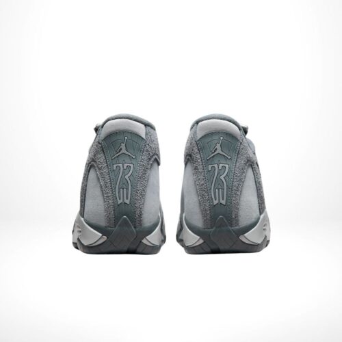 Rear view of the Air Jordan 14