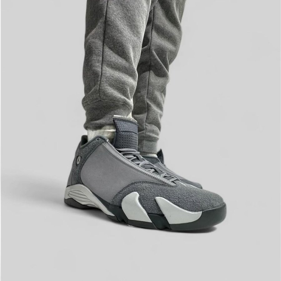 On-foot of the Air Jordan 14