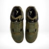 Top-down view of the Air Jordan 4