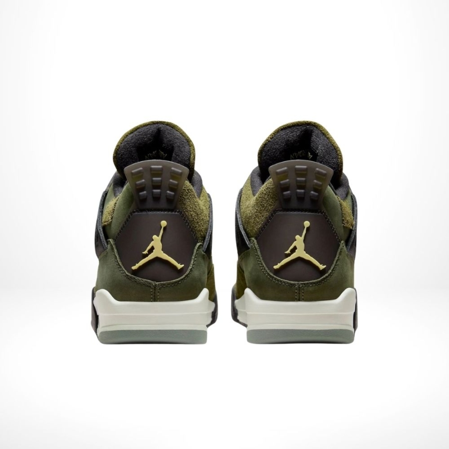 Rear view of the Air Jordan 4