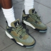 On-foot of the Air Jordan 4