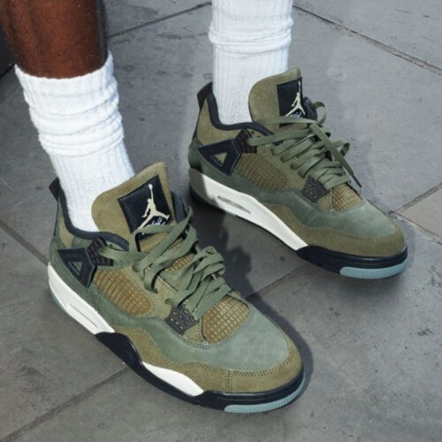 On-foot of the Air Jordan 4