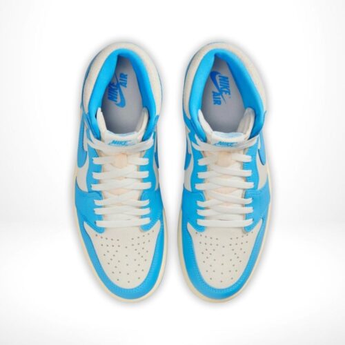 Top-down view of the Air Jordan 1