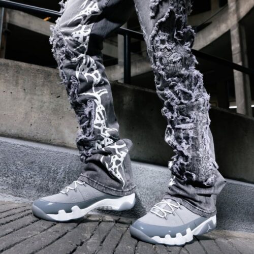 On-foot of the Air Jordan 9