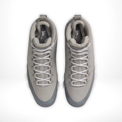 Top-down view of the Air Jordan 9