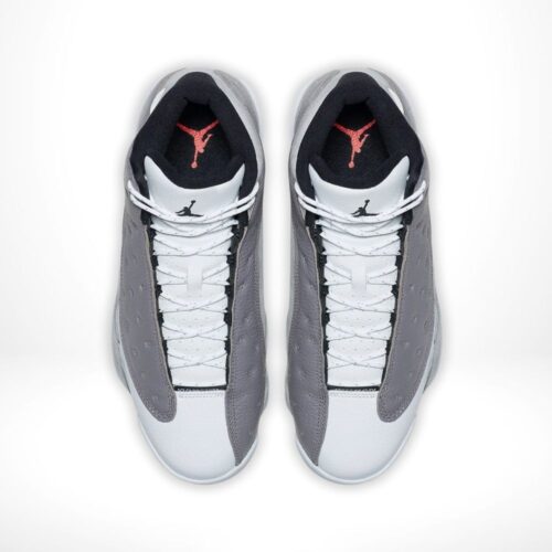 Top-down view of the Air Jordan 13