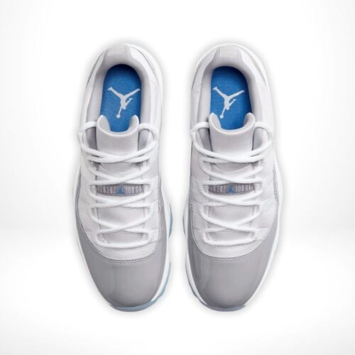Top-down view of the Air Jordan 11