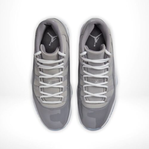 Top-down view of the Air Jordan 11