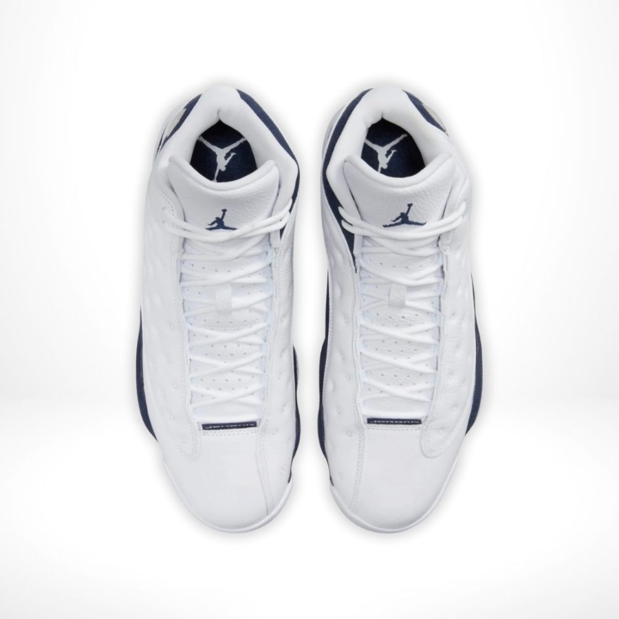 Top-down view of the Air Jordan 13