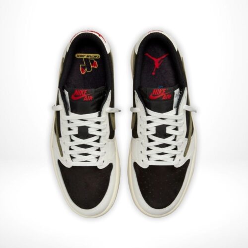 Top-down view of the Air Jordan 1