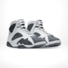 Angled front view of a full pair of Air Jordan 7