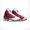 Angled front view of a full pair of Air Jordan 13