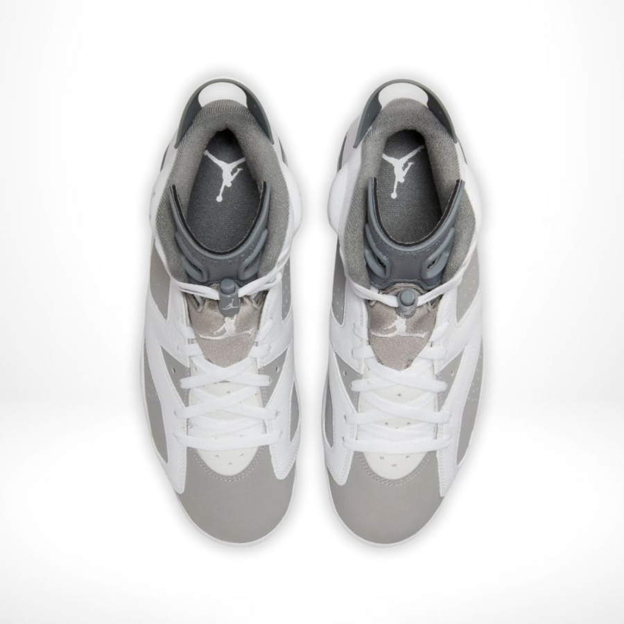 Top-down view of the Air Jordan 6
