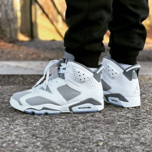 On-foot of the Air Jordan 6
