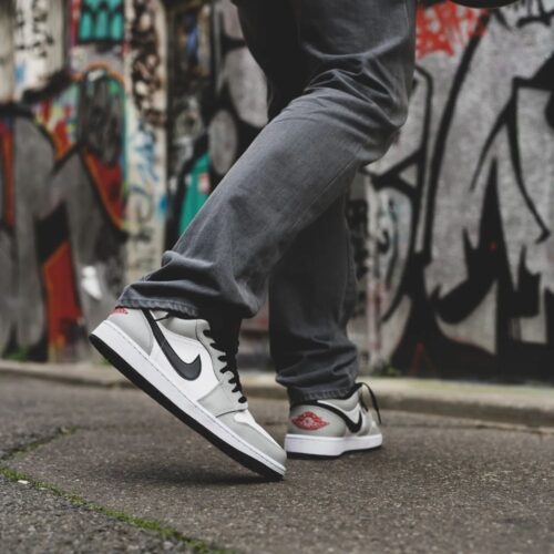On-foot of the Air Jordan 1
