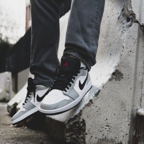 On-foot of the Air Jordan 1