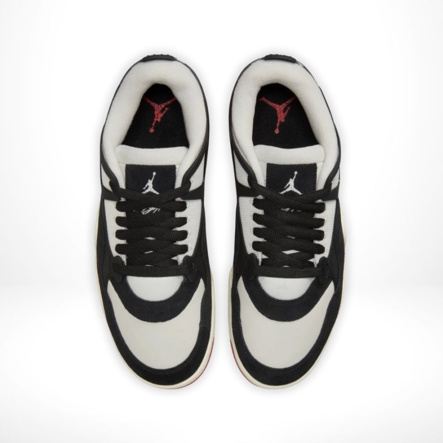 Top-down view of the Air Jordan 4