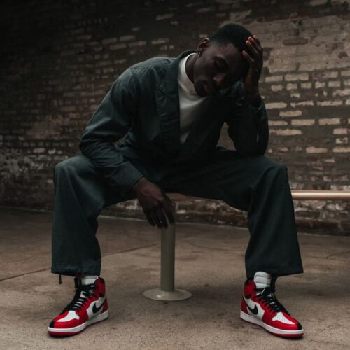 On-foot of the Air Jordan 1