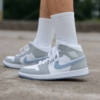 On-foot of the Air Jordan 1