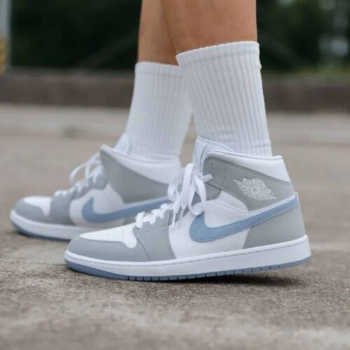 On-foot of the Air Jordan 1