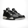 Angled front view of a full pair of Air Jordan 4