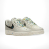 Angled front view of a full pair of Air Force 1
