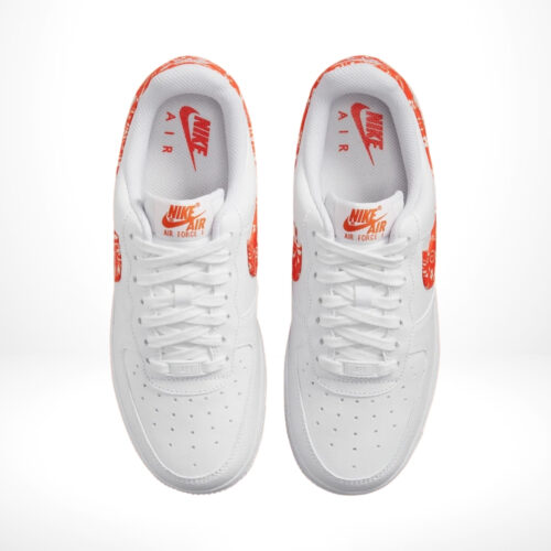 Air Force 1 Low Orange Paisley White Rush Orange - Image 4
