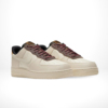 Angled front view of a full pair of Air Force 1