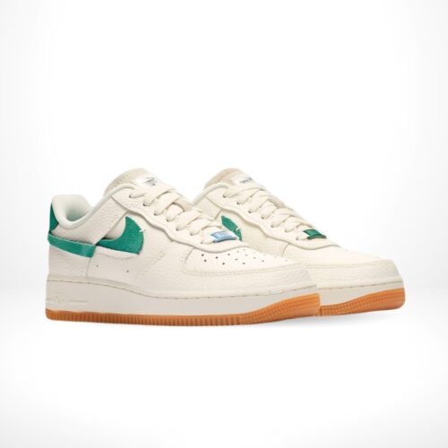 Angled front view of a full pair of Air Force 1