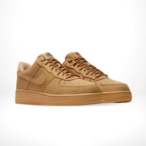 Angled front view of a full pair of Air Force 1