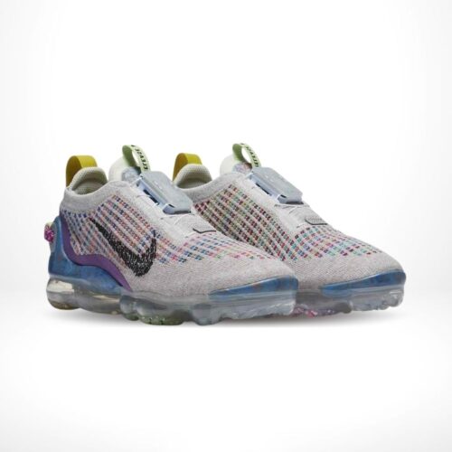 Angled front view of a full pair of Air VaporMax