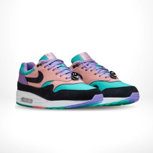 Angled front view of a full pair of Air Max