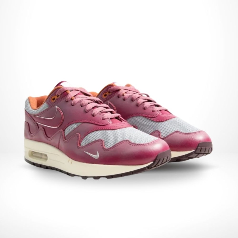 Angled front view of a full pair of Air Max