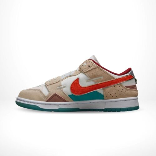 Medial side view of the Nike Dunk low