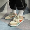 On-foot of the Air Nike Dunk Low