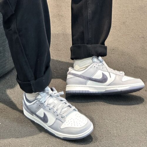On-foot of the Air Nike Dunk Low