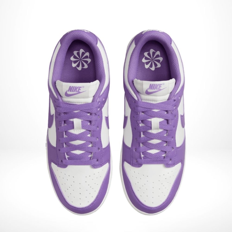 Top-down view of the Air Nike Dunk Low