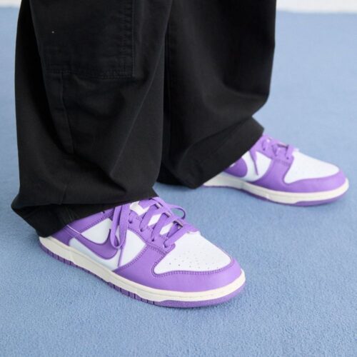 On-foot of the Air Nike Dunk Low